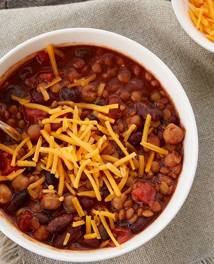 Slow-Cooker Three-Bean Chili