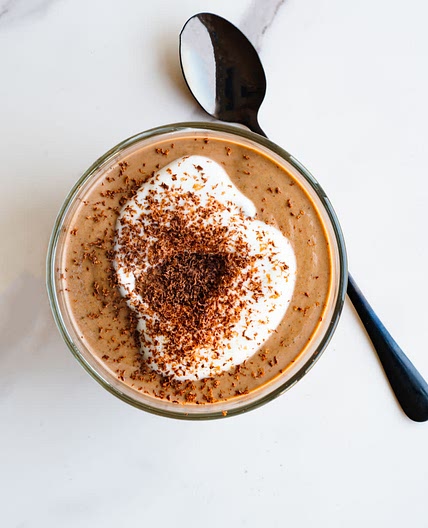 Blended Chia Pudding with Zucchini