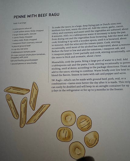 Gilmore Girls Penne with Beef Ragu