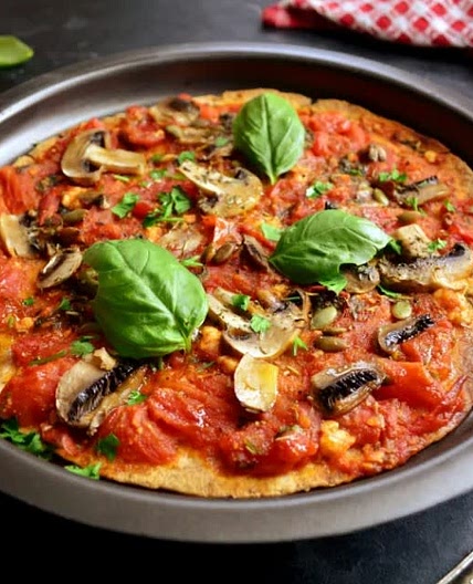 Grain-Free Smoked Salmon Tortilla Pizza