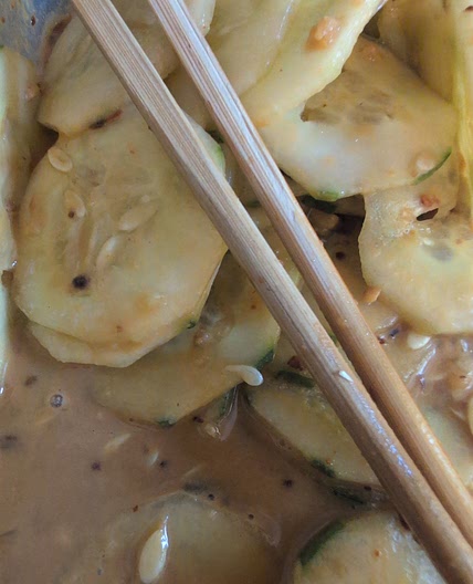 Asian Peanut Cucumber Salad