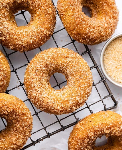 Healthy Baked Apple Cider Donuts