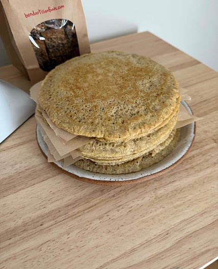 Kàitlyn’s GF vegan “Mom’s Pancakes”