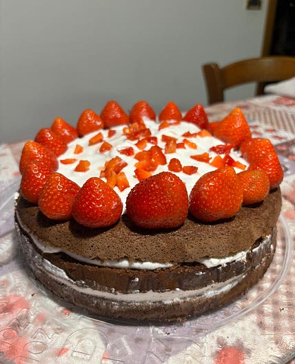 Strawberries cake🍓