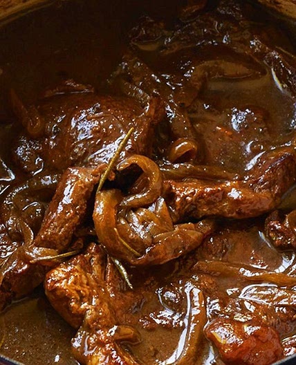 Braised beef
