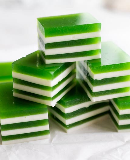 Coconut Pandan Jelly