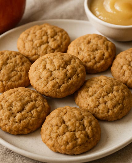 4 Ingredient Applesauce Cookies