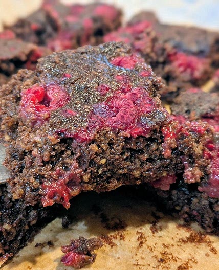Chocolate Raspberry Brownies
