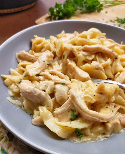 Chicken & Noodles (Stove-Top or Crock Pot)