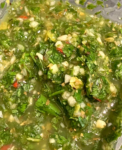 Oil Free Chimichurri