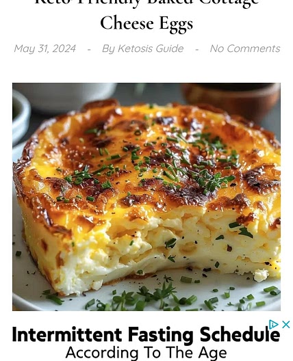 Keto-Friendly Baked Cottage Cheese Eggs
