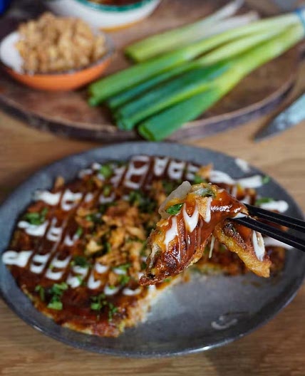 Okonomiyaki – Japanese pancake
