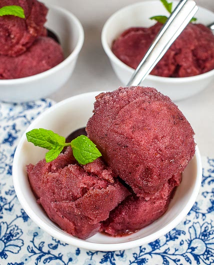 Blueberry Sorbet