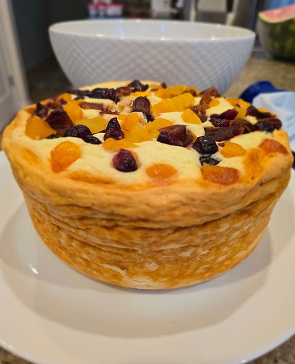 Lviv-Style Cottage-Cheese Cake (Instant Pot, Low-Carb)
Низкоуглеводный ( почти) Львовский сырник
