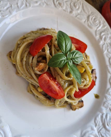 Upgraded Pesto Nudeln