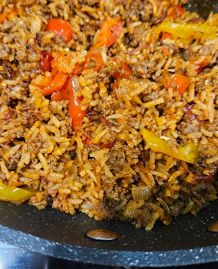 Unstuffed Pepper Skillet