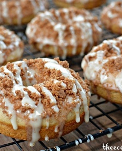 Coffee Cake Donuts
