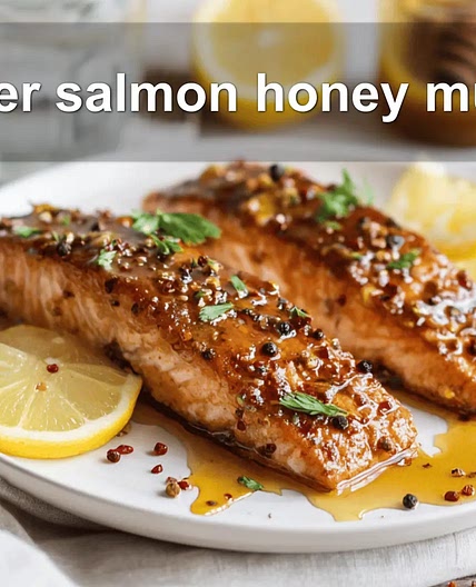 air fryer salmon honey mustard