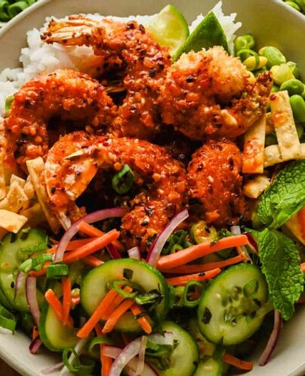 Chili Lime Shrimp Bowls