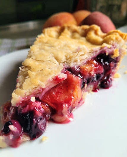 Peach Blueberry Pie