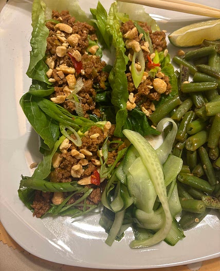 Korean-Style Pork Lettuce Cups
