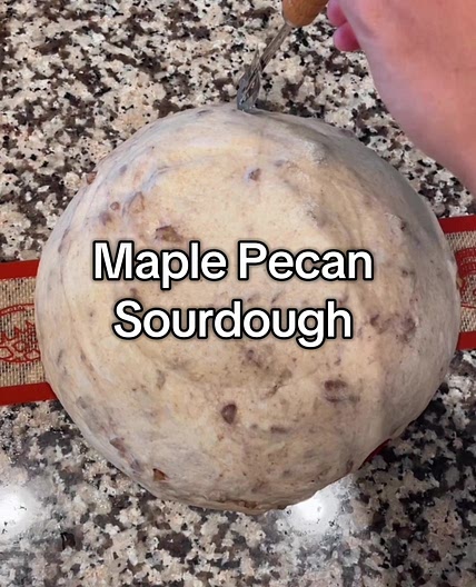 Easy Maple Pecan Sourdough Loaf