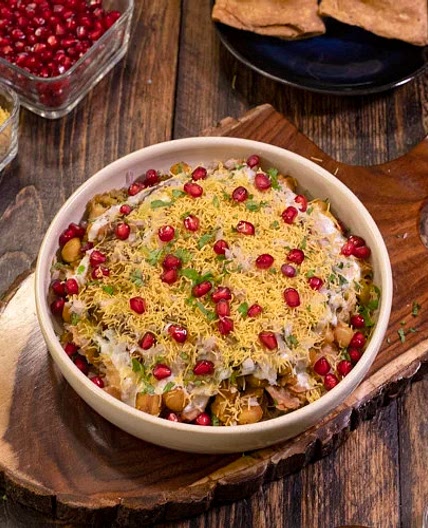 Chana Samosa Chaat
