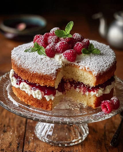 Coconut  raspberry  cake 🎂