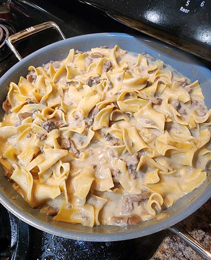 Ground Beef Stroganoff (Hamburger Stroganoff)