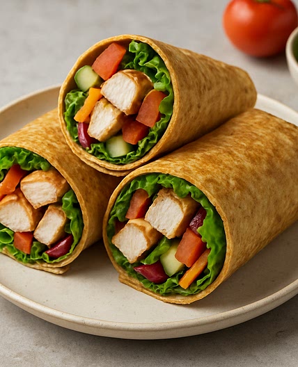 Sasha Huber Protein Wraps - Meal Prep