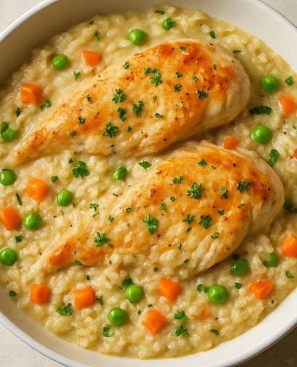 Creamy Chicken and Rice