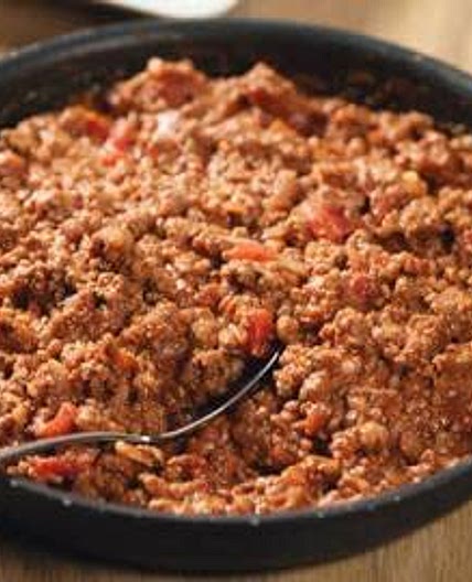 Carne moída refogada simples