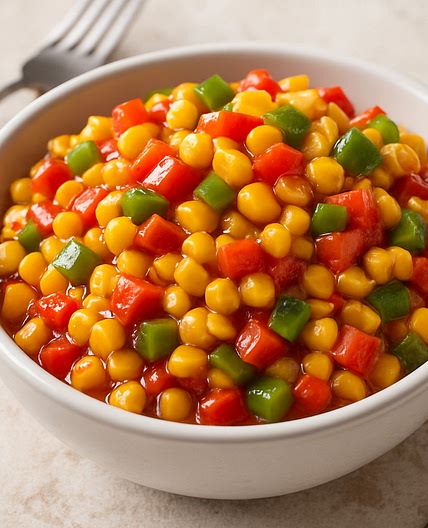 Corn and Capsicum Relish