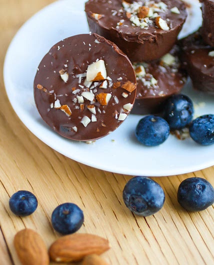 Chocolate, Blueberry, Almond and Ginger Bites