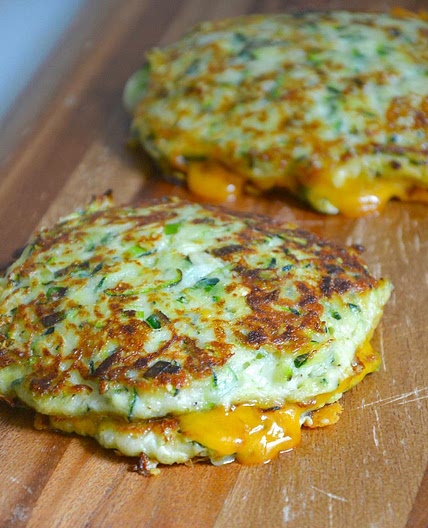 Zucchini Low Carb Grilled Cheese