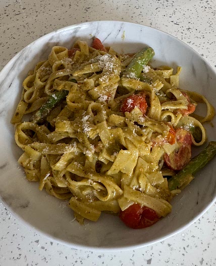 Mustard cheese pasta