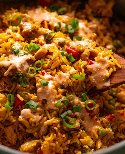 Nando's Portuguese chicken and rice - one pot recipe