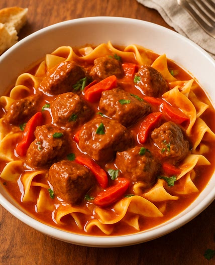 Beef Paprikash