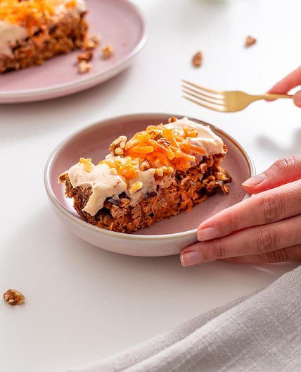 Carrot Cake Baked Oats