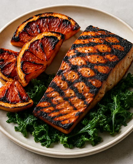 Verkohlte Grapefruit