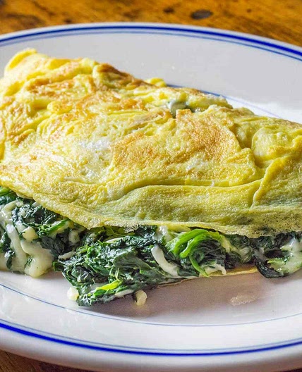 Spicy Spinach Omelette