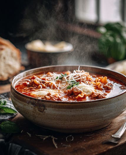 Easy Healthy Lasagna Soup