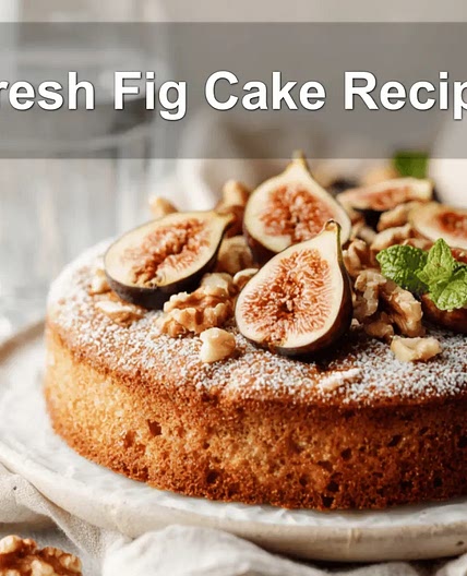 Fresh Fig Cake Recipe