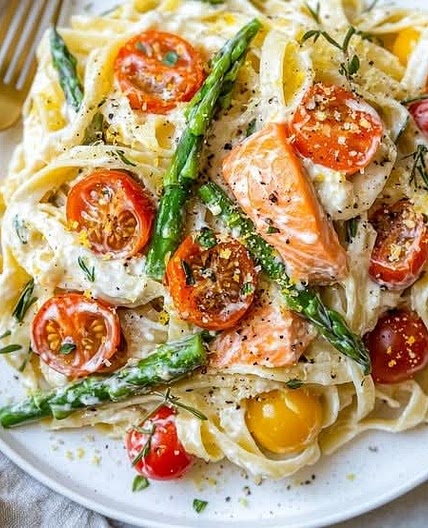 Pasta Cremosa al Salmone
