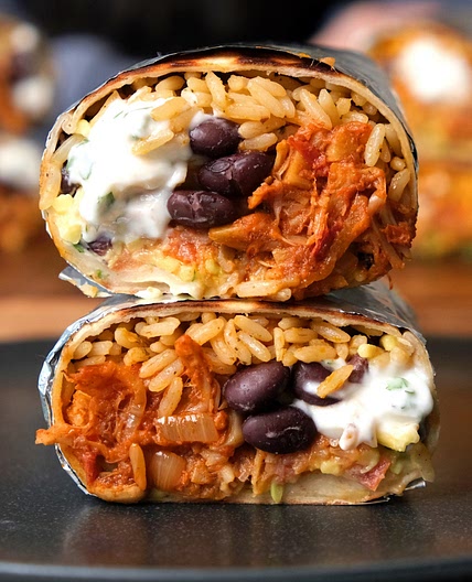 Chipotle Chick'n Burritos