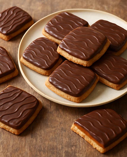Prue Leith’s Chocolate Caramel Biscuits