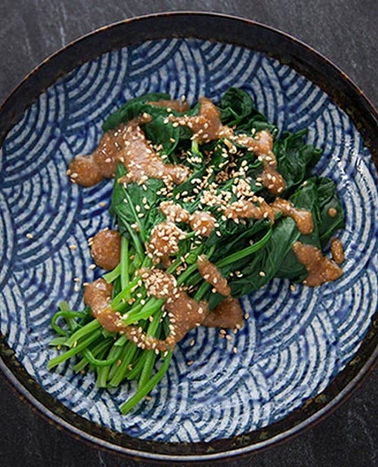 Japanese Spinach Salad (to be tried)