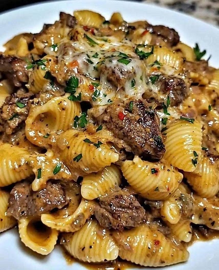 Cheesy Beef and Pasta