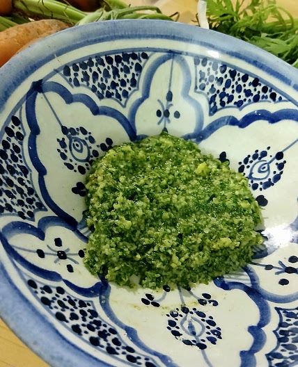 Pesto persil fânes de carottes incroyable