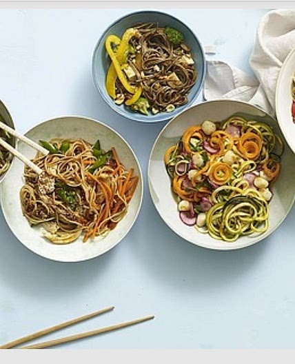 SESAME NOODLES WITH BAKED TOFU